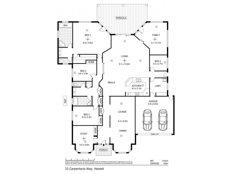 33 Carpentaria Way, Hewett SA 5118 Floorplan