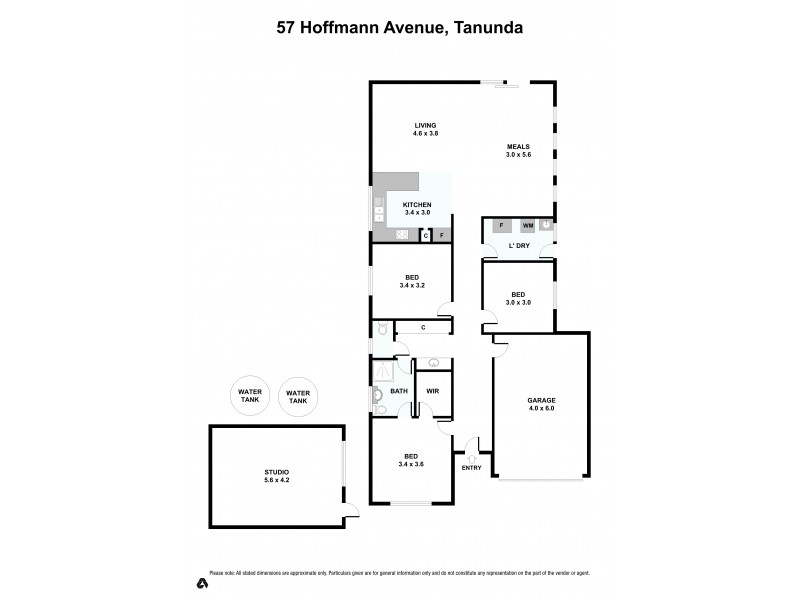 57 Hoffmann Avenue, Tanunda SA 5352 Floorplan