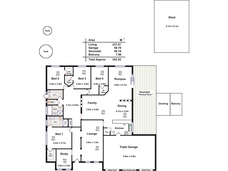 11 Gameau Road, Two Wells SA 5501 Floorplan