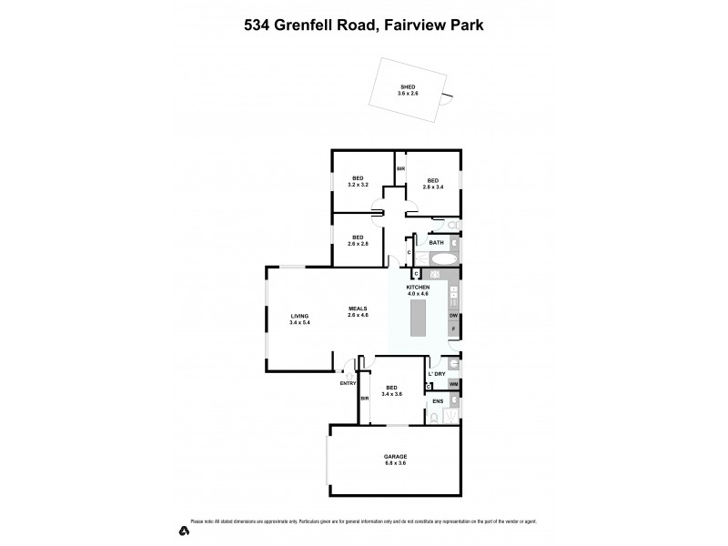 534 Grenfell Road, Fairview Park SA 5126 Floorplan
