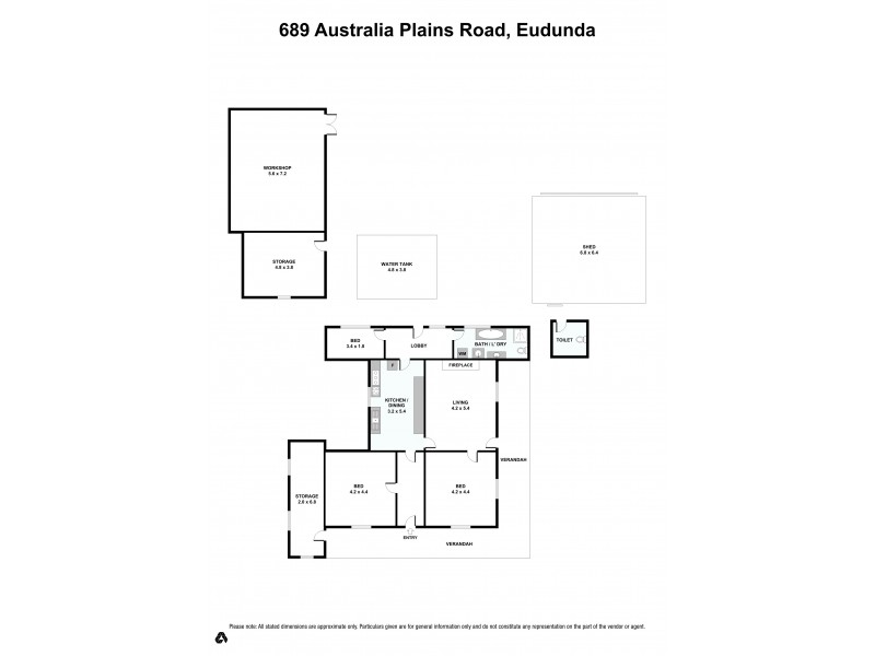 689 Australia Plains Road, Eudunda SA 5374 Floorplan
