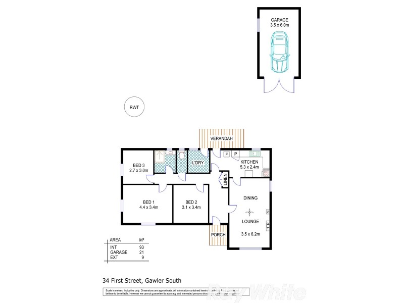 34 First Street, Gawler South SA 5118 Floorplan