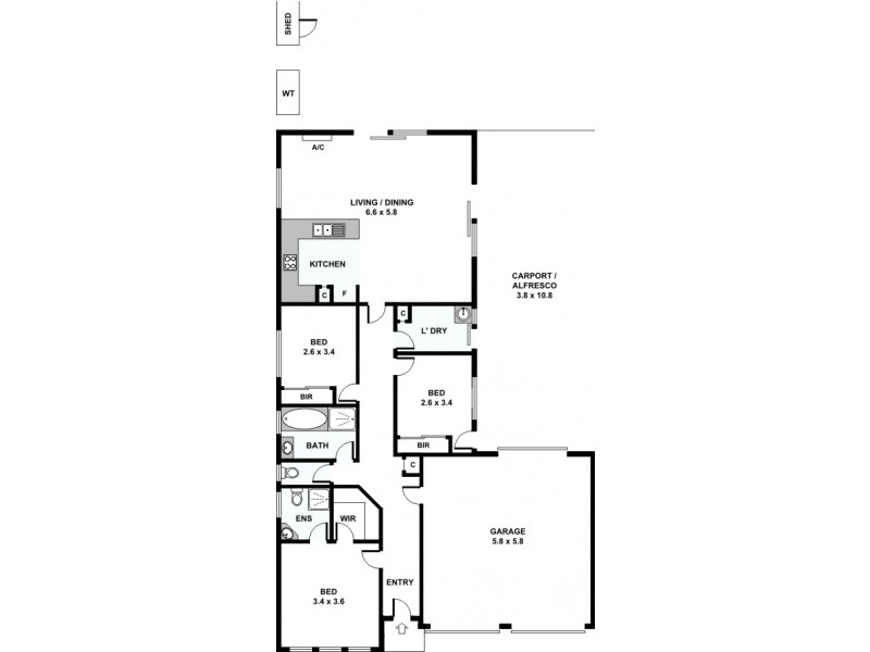 6 Melvina Road, Paralowie SA 5108 Floorplan