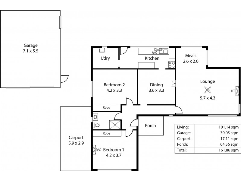 256 Glynburn Road, Tranmere SA 5073 Floorplan