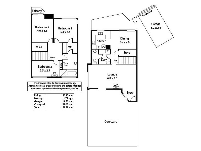 1/121 Walkerville Terrace, Walkerville SA 5081 Floorplan