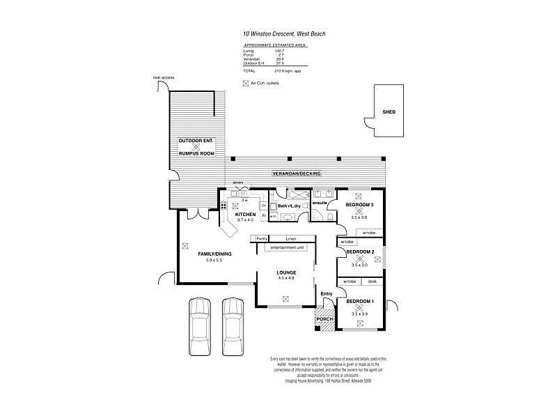 10 Winston Crescent, West Beach SA 5024 Floorplan