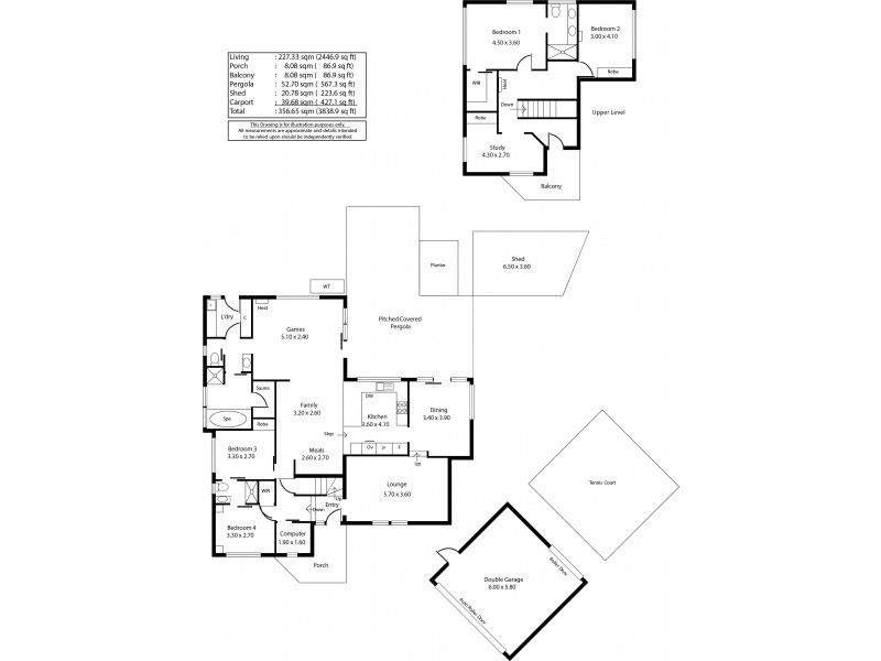3 Constantine Court, Rostrevor SA 5073 Floorplan