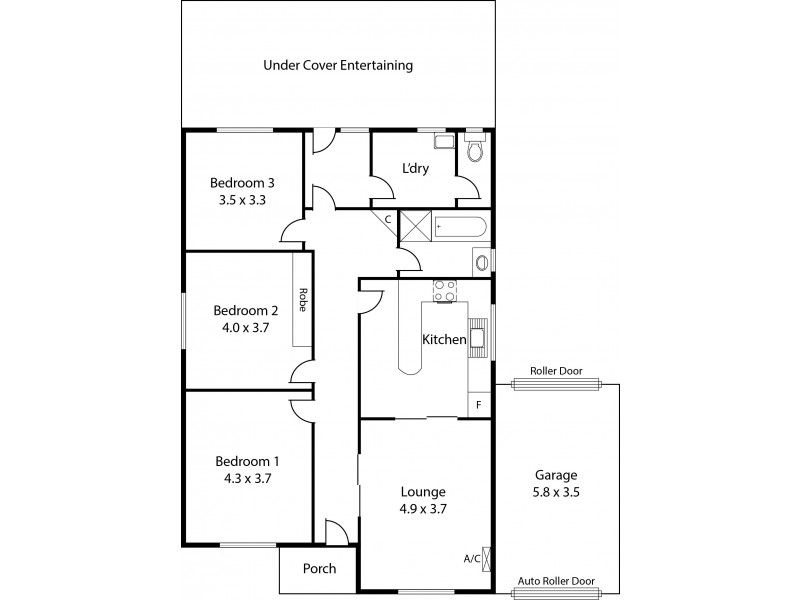 8a and 8b Pine street, Campbelltown SA 5074 Floorplan