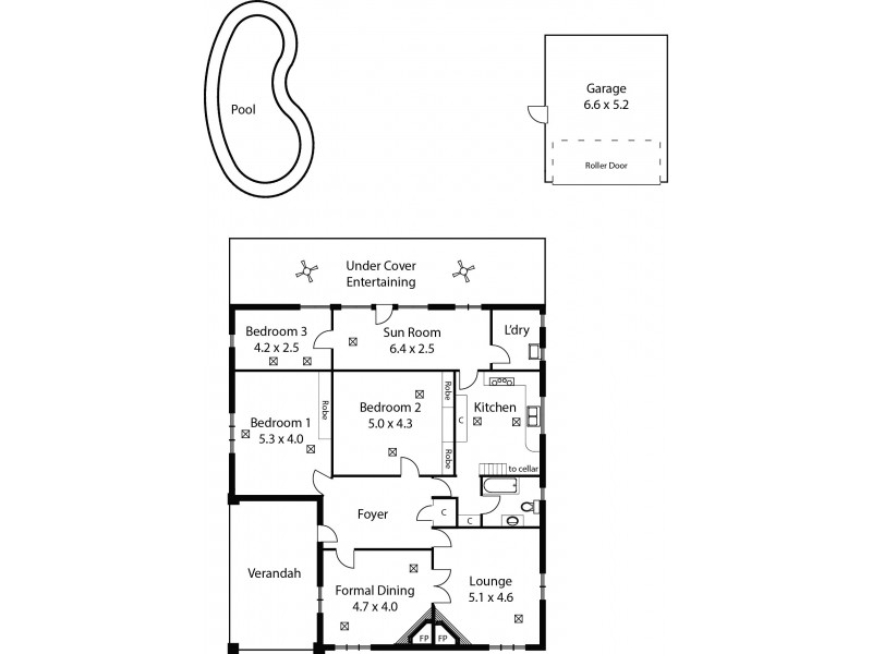 152 Cross Road, Malvern SA 5061 Floorplan