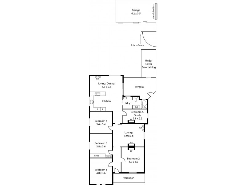 2 Parker Street, Mile End SA 5031 Floorplan