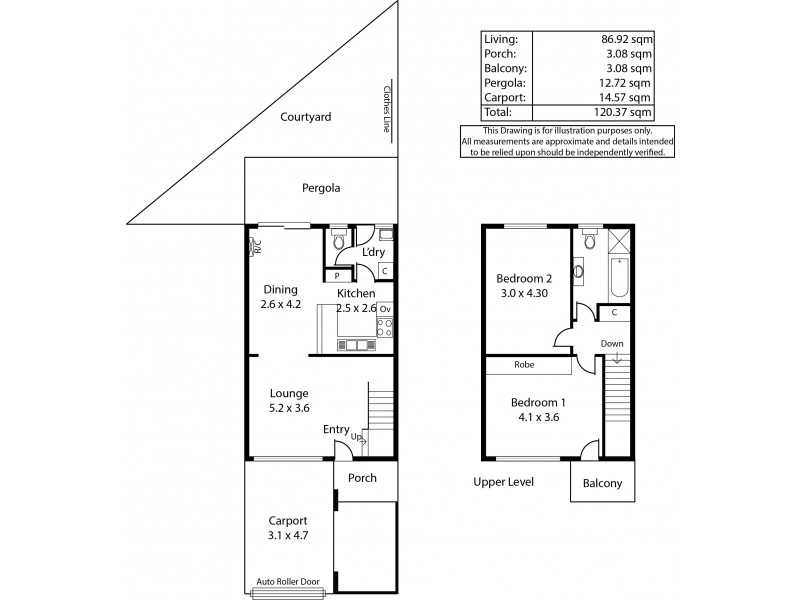 2/3 Lincoln Street, Woodville North SA 5012 Floorplan