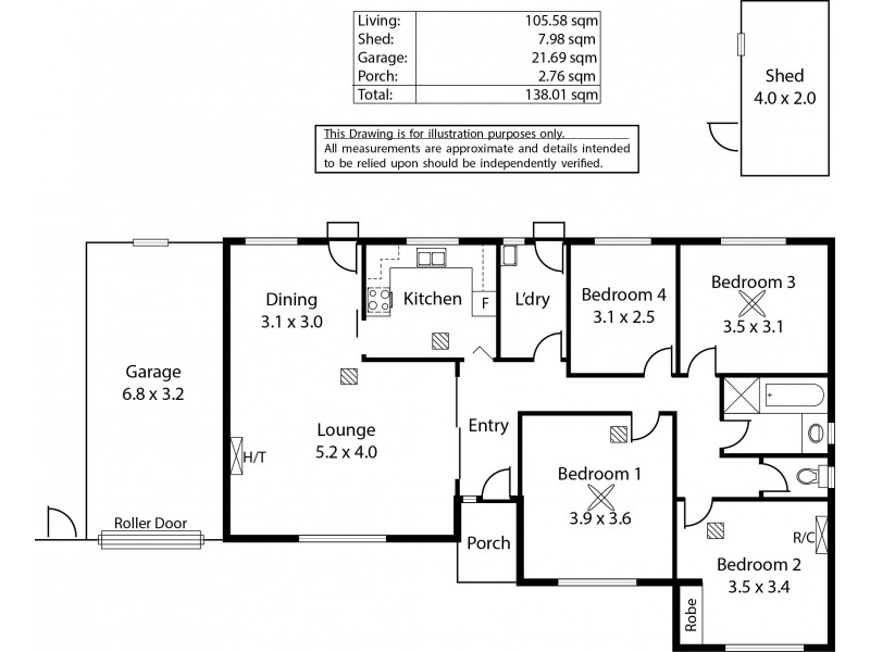 26 Dorset Avenue, Fulham Gardens SA 5024 Floorplan