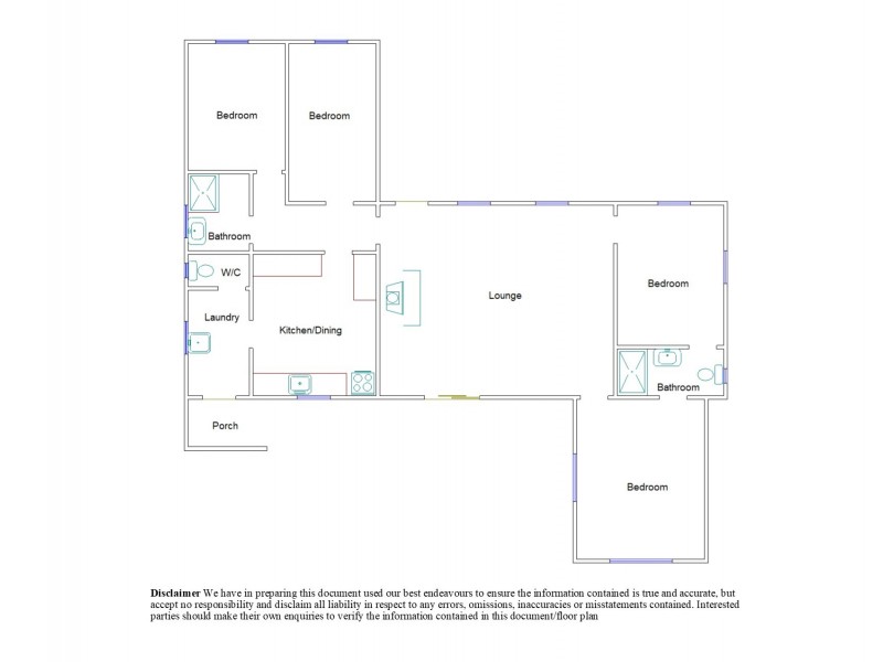 208 Victoria Pde, Bordertown SA 5268 Floorplan