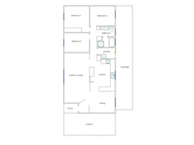 1 Beryl Court, Bordertown SA 5268 Floorplan