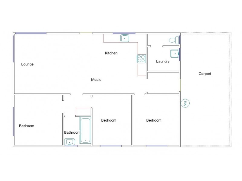 15 Jervois Street, Bordertown SA 5268 Floorplan