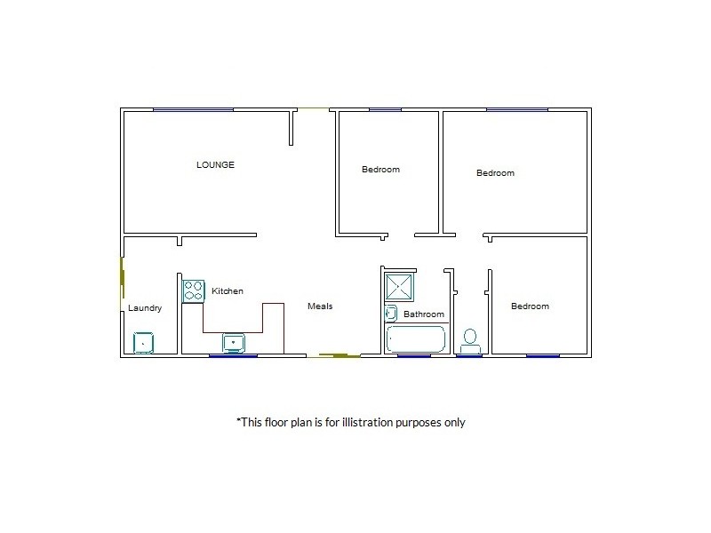 49 Albert Parade, Bordertown SA 5268 Floorplan