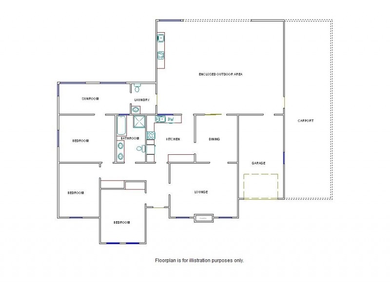 17 Patterson Street, Bordertown SA 5268 Floorplan