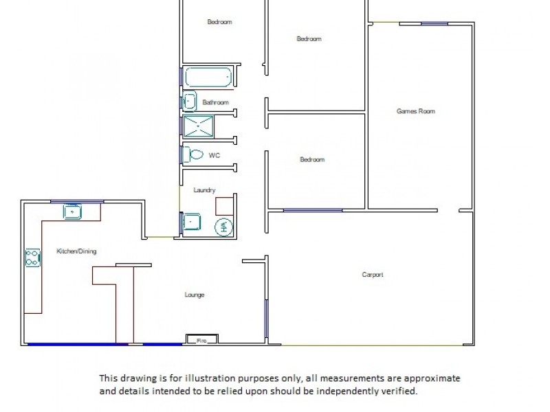 8 Dunn Street, Bordertown SA 5268 Floorplan