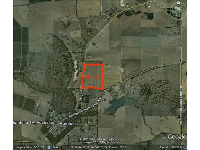 Section 64 Pigeon Flat Road, Mundulla SA 5270
