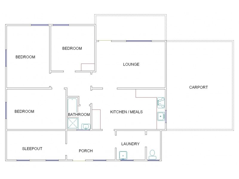 24 Salom Street, Bordertown SA 5268 Floorplan