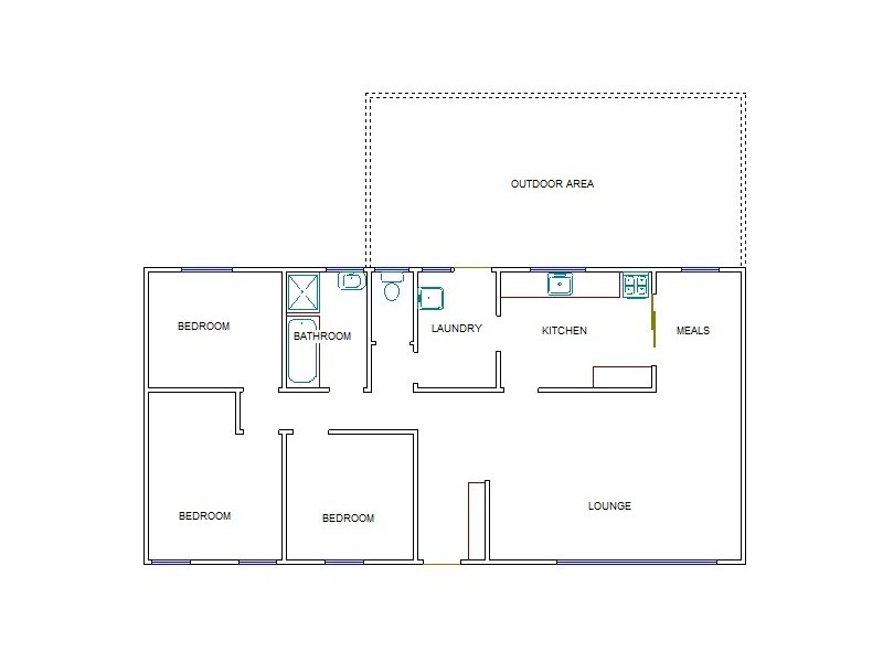 46 Salom Street, Bordertown SA 5268 Floorplan