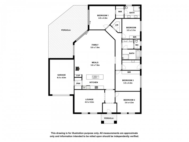 9 Paterson Lane, Kingston Se SA 5275 Floorplan