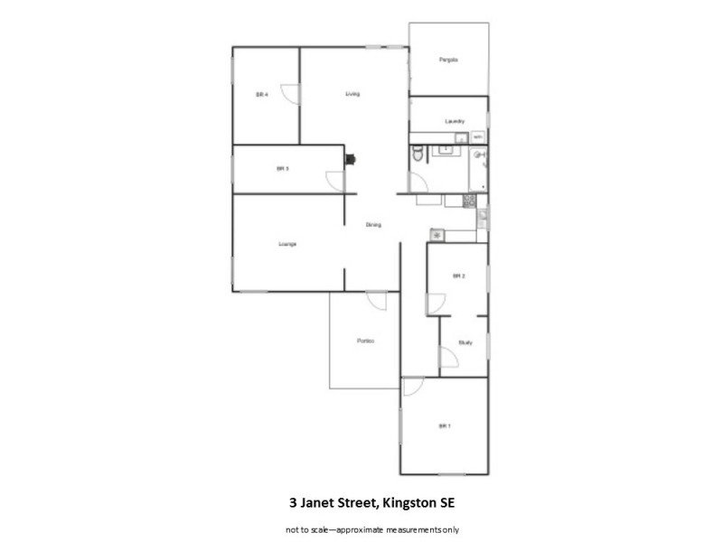 3 Janet Street, Kingston Se SA 5275 Floorplan