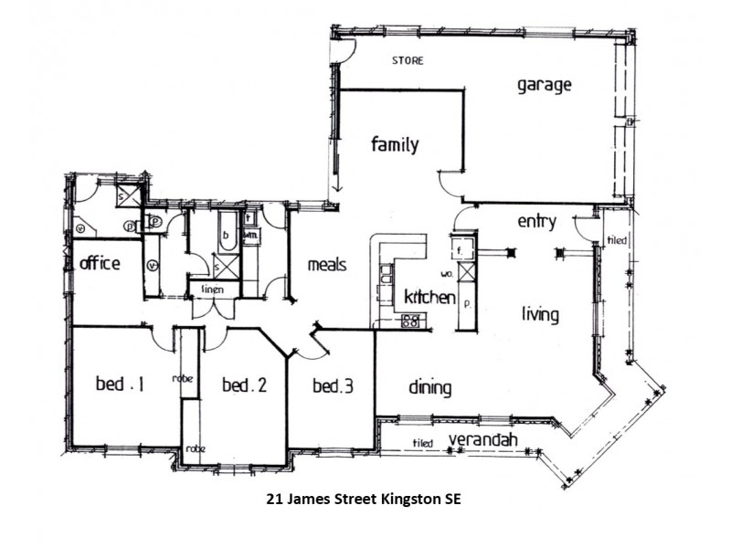 21 James Street, Kingston Se SA 5275 Floorplan