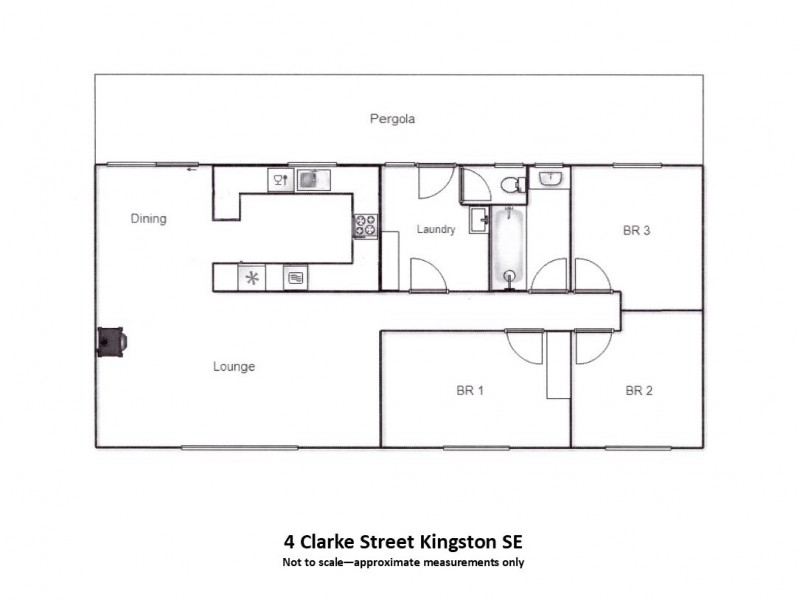 4 Clarke Street, Kingston Se SA 5275 Floorplan