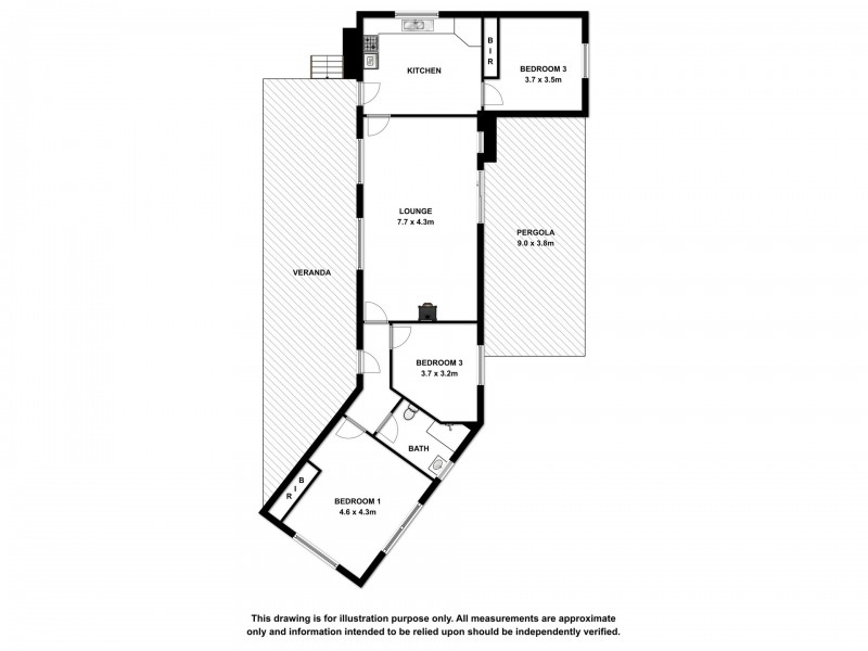 15 Janet Street, Kingston Se SA 5275 Floorplan