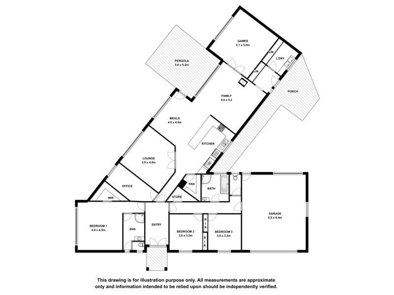 27 Cameron Street, Kingston Se SA 5275 Floorplan