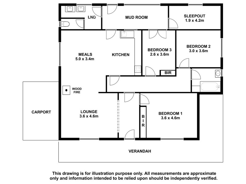 7 Janet Street, Kingston Se SA 5275 Floorplan
