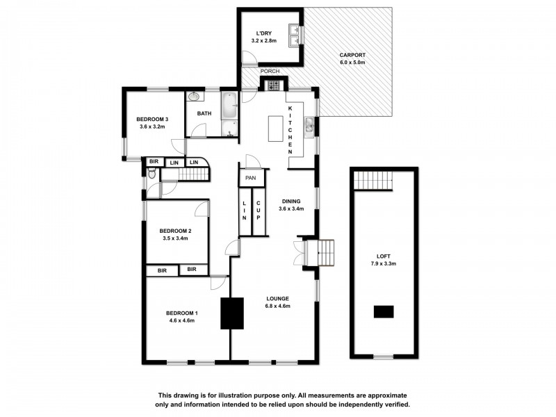16A McFarlane Street, Kingston Se SA 5275 Floorplan