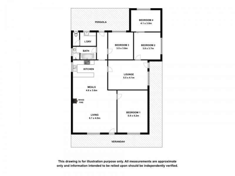 3 Railway Terrace, Kingston Se SA 5275 Floorplan