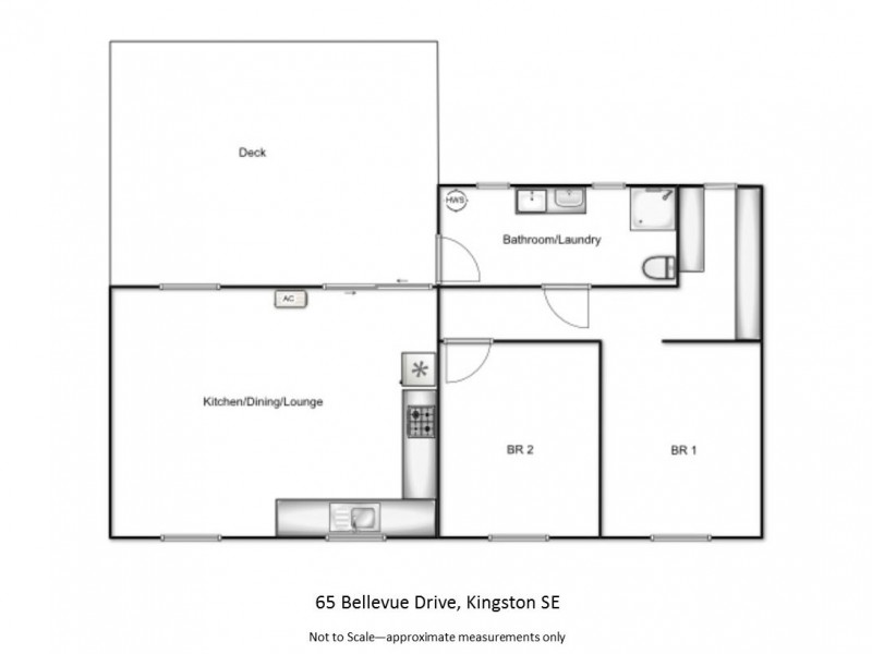 65 Bellevue Drive, Kingston Se SA 5275 Floorplan