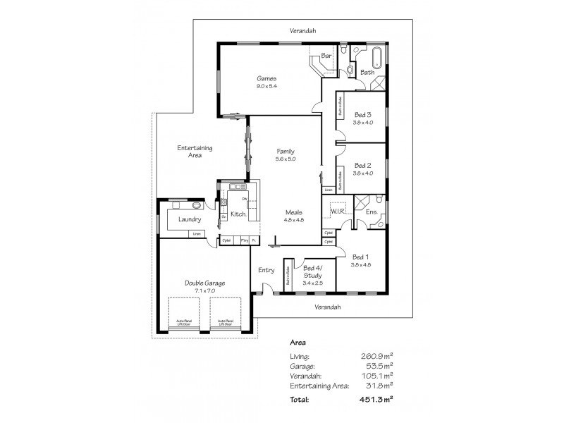 69 Trainers Wy, Strathalbyn SA 5255 Floorplan