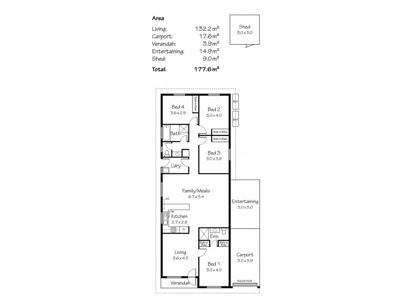 34a Craig Terrace, Mount Barker SA 5251 Floorplan