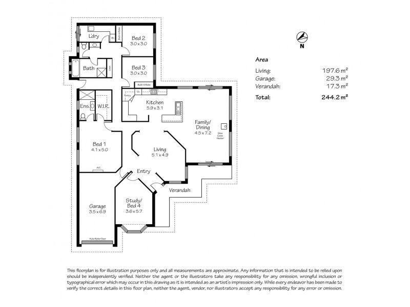 20 Hair Road, Kanmantoo SA 5252 Floorplan