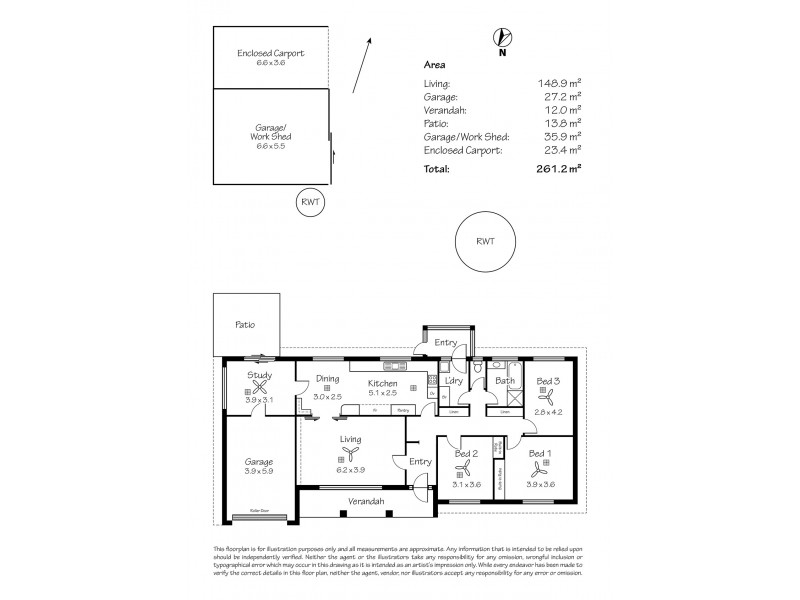 29 Callington Road, Strathalbyn SA 5255 Floorplan