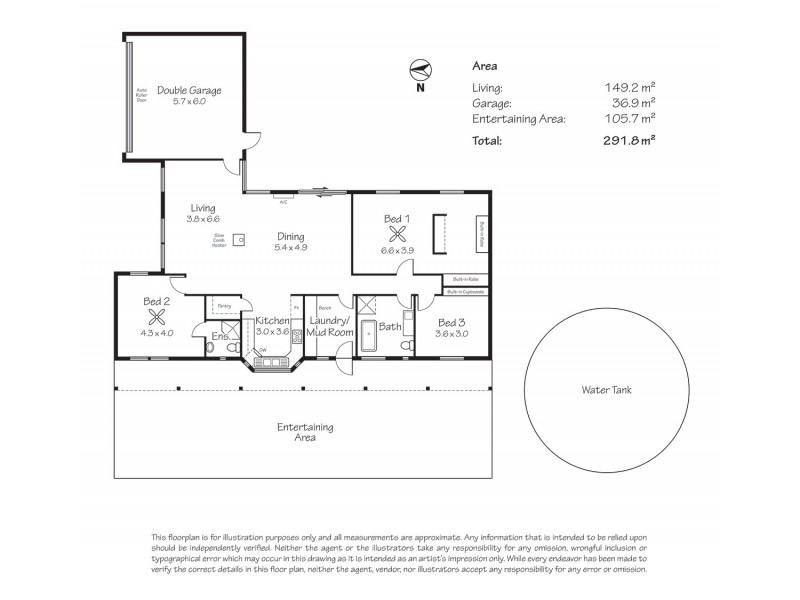452 Archer Hill Road, Wistow SA 5251 Floorplan