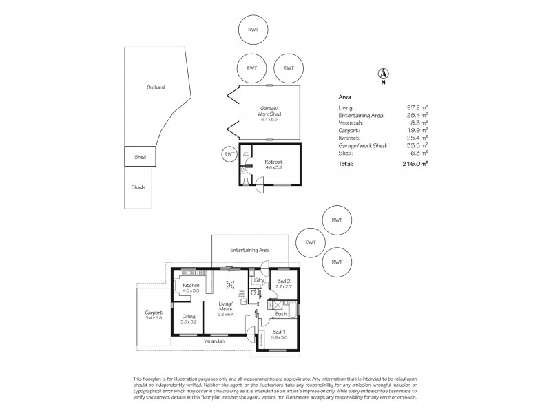 3 Kanwyn Road, Kanmantoo SA 5252 Floorplan