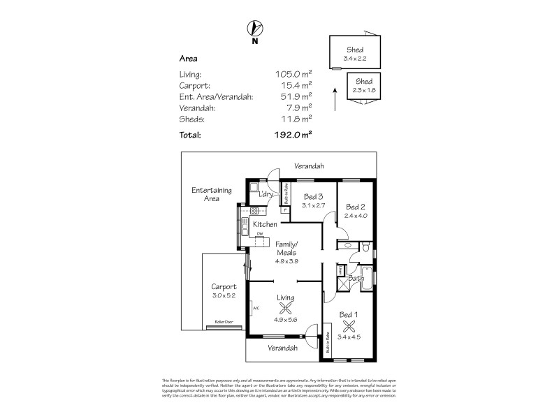 17 Hooper Road, Strathalbyn SA 5255 Floorplan