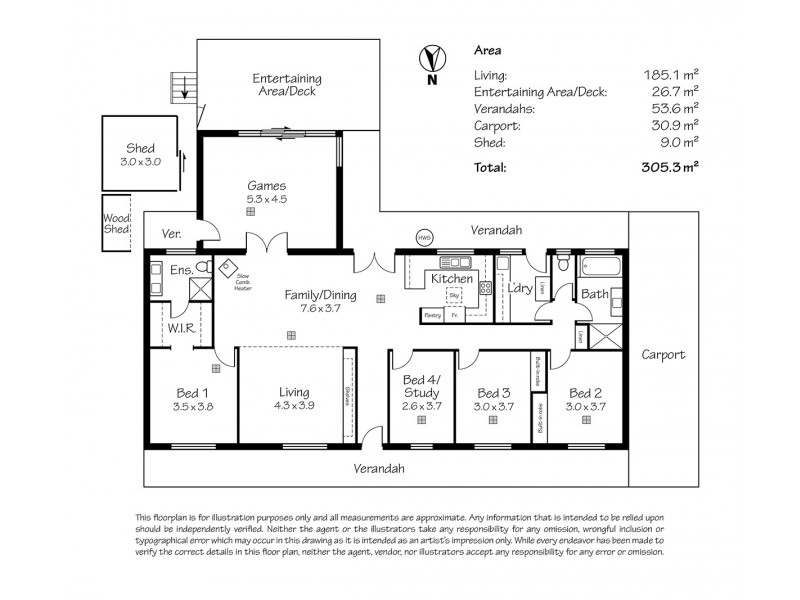 71 Charlick Road, Crafers West SA 5152 Floorplan