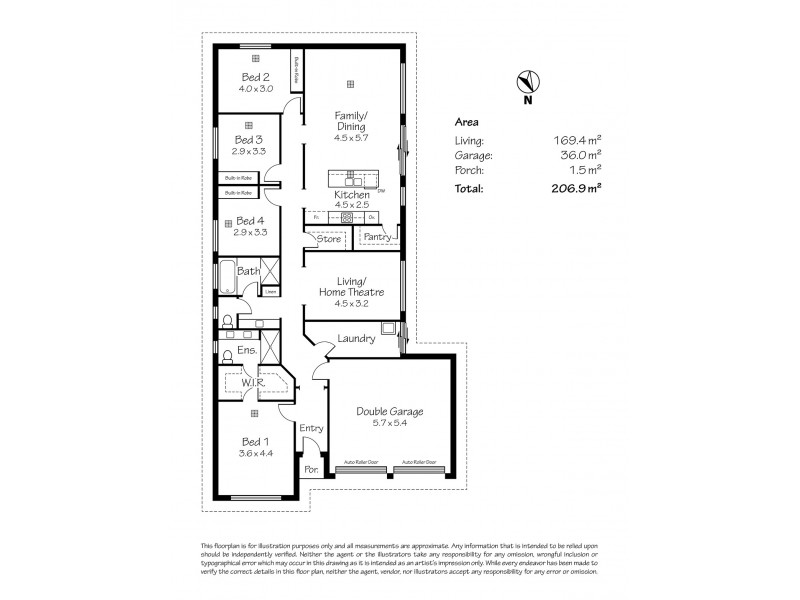 9 Baverstock Court, Kanmantoo SA 5252 Floorplan