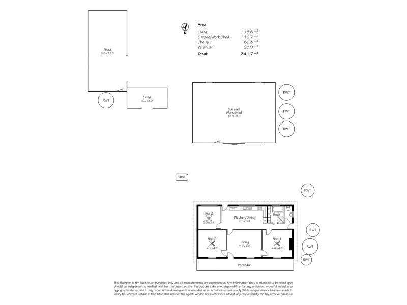 7-9 Marroo Street, Milang SA 5256 Floorplan