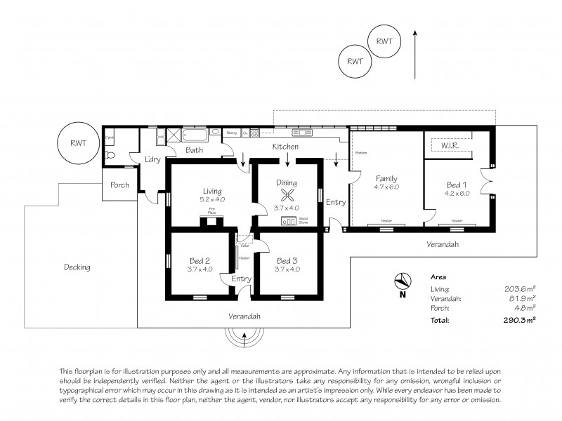 47 Usher Road, Bull Creek SA 5157 Floorplan