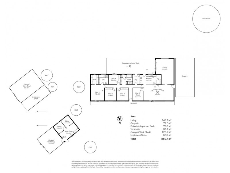 358 Klenke Road, Red Creek SA 5255 Floorplan
