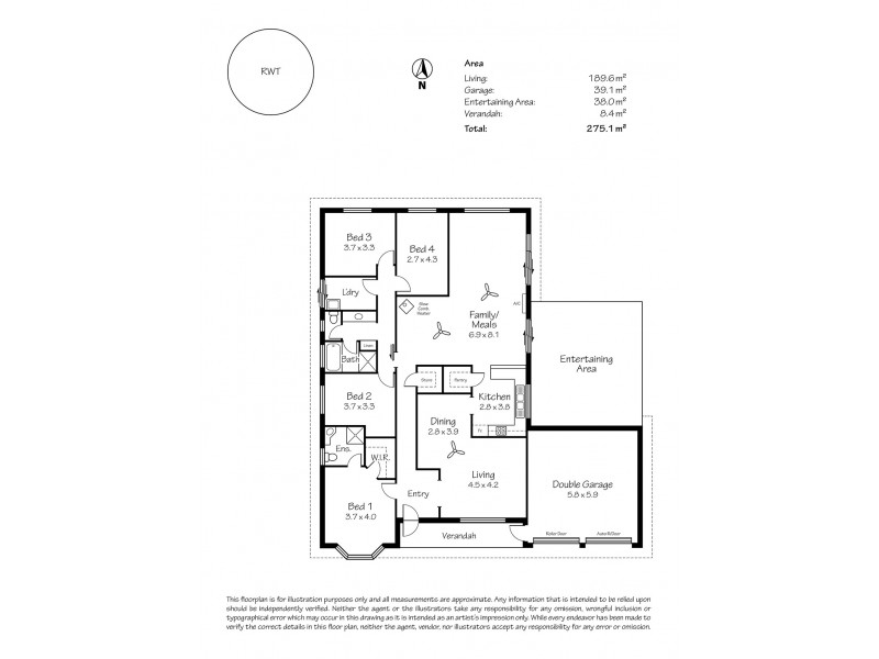 6 Topar Road, Kanmantoo SA 5252 Floorplan