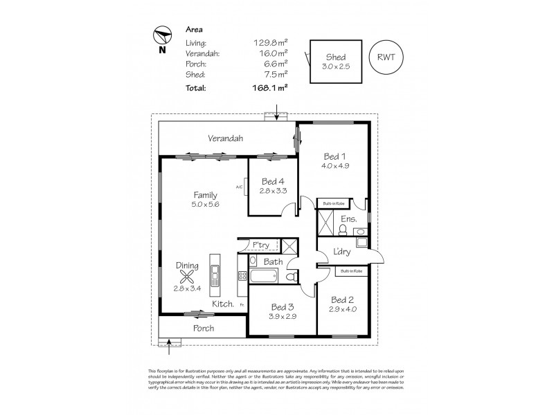 7 Ferguson Road, Strathalbyn SA 5255 Floorplan