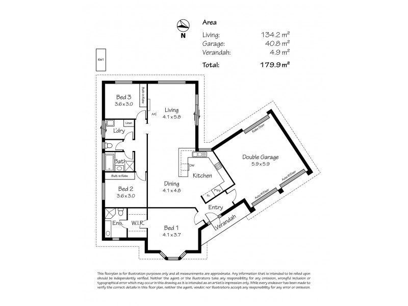 3 Strathford Way, Strathalbyn SA 5255 Floorplan